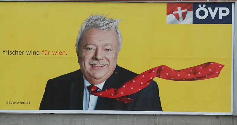 Wahlplakat mit Michael Häupl