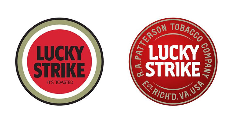 Lucky Strike Grafikdesign