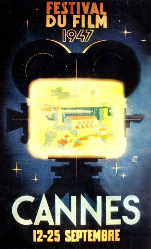 Cannes Vintage Poster